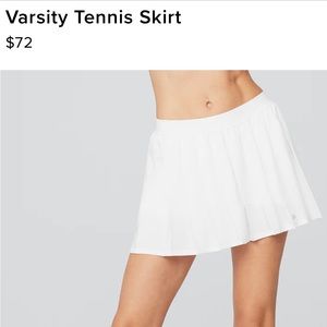 Alo varsity tennis skirt